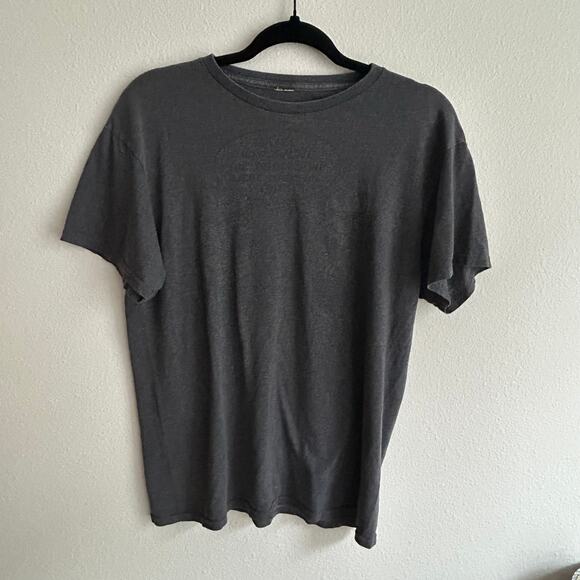 Basic Gray T-Shirt Casual Everyday Tee Short‎ Sleeve Top - Picture 1 of 4